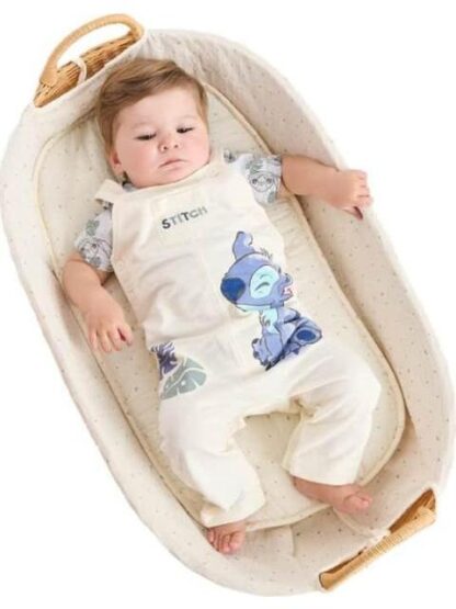 OVEROL ESTAMPADO APLICACIONES BEIGE DISNEY BABY