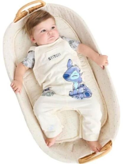 OVEROL ESTAMPADO APLICACIONES BEIGE DISNEY BABY - Image 4
