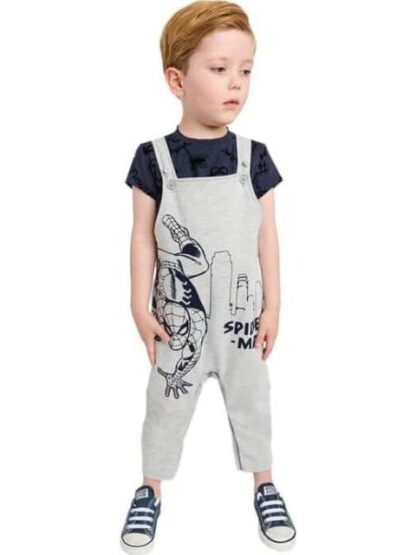 OVEROL ESTAMPADO APLICACIONES GRIS MARVEL - Image 2