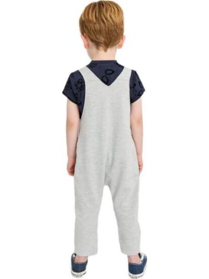 OVEROL ESTAMPADO APLICACIONES GRIS MARVEL - Image 3