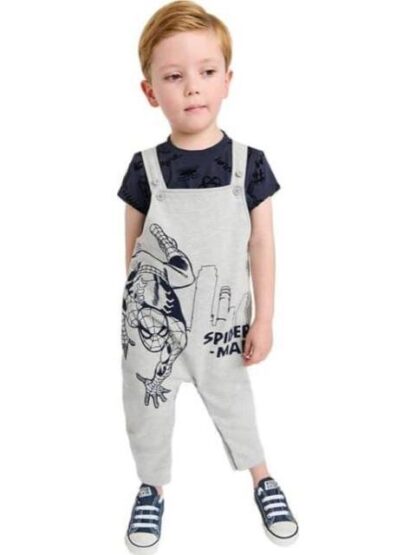 OVEROL ESTAMPADO APLICACIONES GRIS MARVEL - Image 4