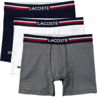 PACK 3 BOXERS ALGODON AZUL LACOSTE