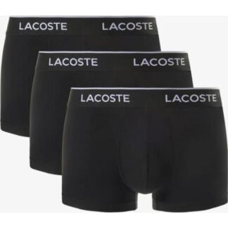 PACK 3 BOXERS ALGODON NEGRO LACOSTE