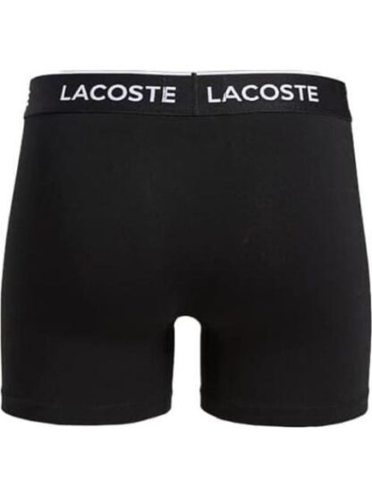 PACK 3 BOXERS ALGODON NEGRO LACOSTE - Image 2