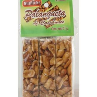 PALANQUETA DE CACAHUATE 51 G NUTRICKS