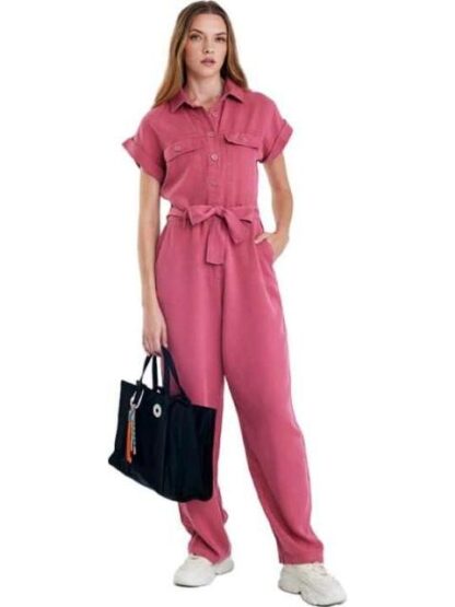PALAZZO CON CINTO ROSA HOLLY LAND - Image 2