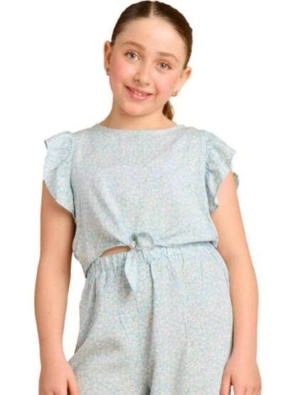 PALAZZO ESTAMPADO AZUL HOLLY LAND KIDS - Image 4
