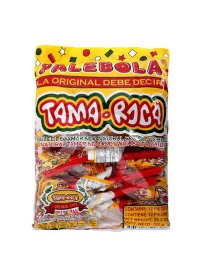 PALETA ENCHILADA TAMA ROCA BOLSA CON 12 PIEZAS DE 720 GR