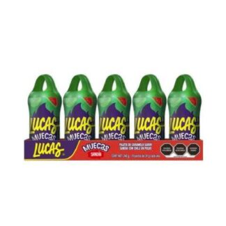 PALETA MUECAS ENCHILADA SANDIA PAQUETE CON 10 PIEZAS