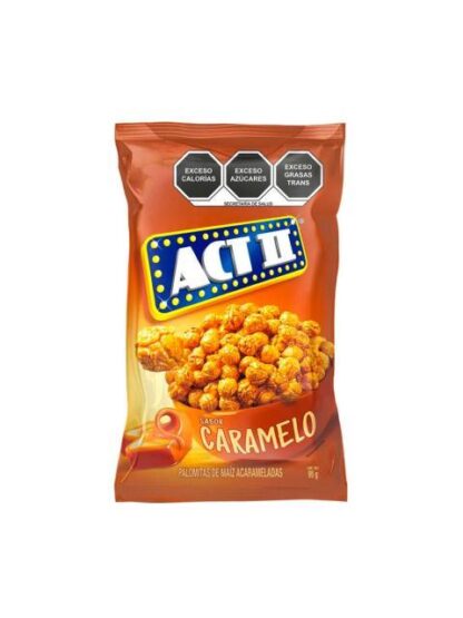 PALOMITAS ACT II RTE CARAMELO 95 GR