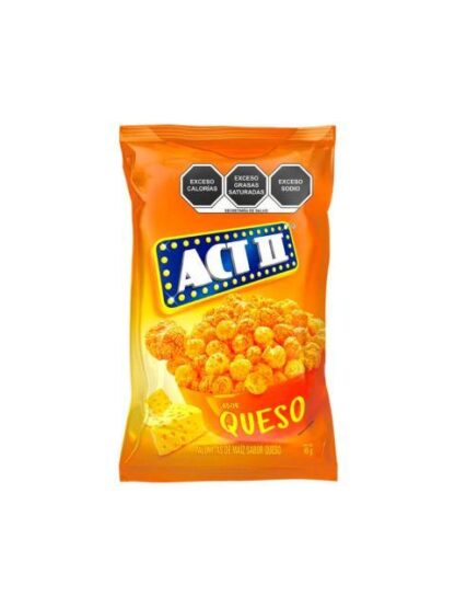 PALOMITAS ACT II RTE QUESO CHEDDAR 45 GR