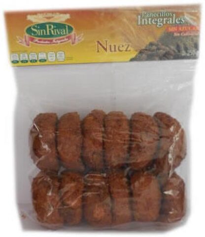 PANECILLOS INTEGRALES SIN AZUCAR DE NUEZ SIN RIVAL