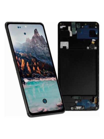 PANTALLA COMPATIBLE CON SAMSUNG A71 A715F OLED CON MARCO