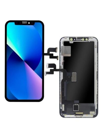 PANTALLA COMPLETA DISPLAY Y TOUCH HARD OLED COMPATIBLE CON IPHONE X A1865 A1901 A1902 OLED COLOR NEGRO