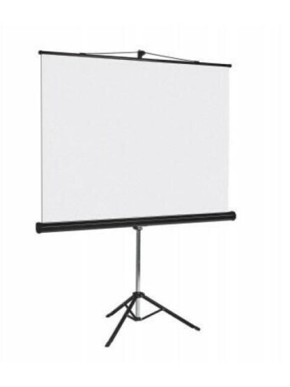 PANTALLA DE PROYECCION PORTATIL DE TRIPIE MULTIMEDIA SCREEN MST154 1.54X1.54M. - 86 PULGADAS DIAGONALES.