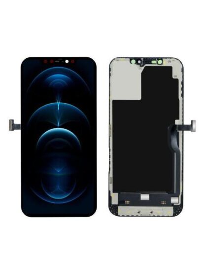 PANTALLA PARA IPHONE 12 PRO MAX A2342 A2410 A2411 A2412 AMOLED COMPLETA COLOR NEGRO