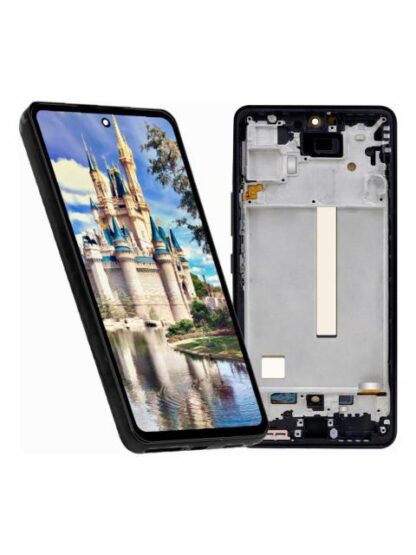 PANTALLA PARA SAMSUNG A53 5G A536E DS INCELL CON MARCO COLOR NEGRO