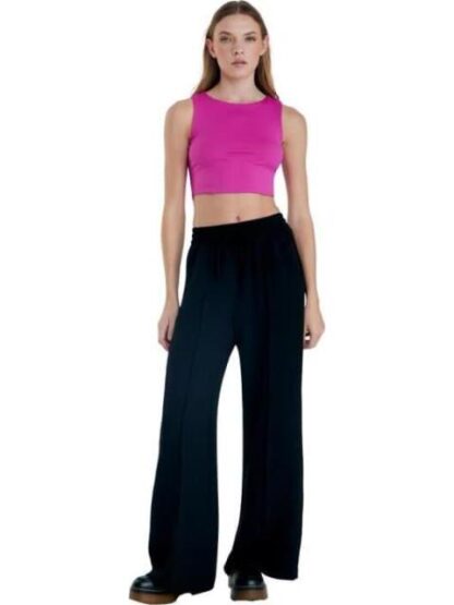 PANTALON ACAMPANADO NEGRO HOLLY LAND
