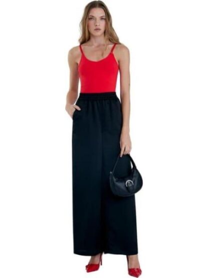 PANTALON ACAMPANADO NEGRO HOLLY LAND