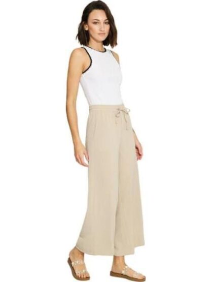 PANTALON ANCHO BEIGE HOLLY LAND - Image 2