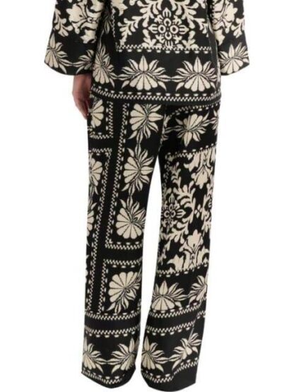 PANTALON ANCHO ESTAMPADO NEGRO HOLLY LAND - Image 4