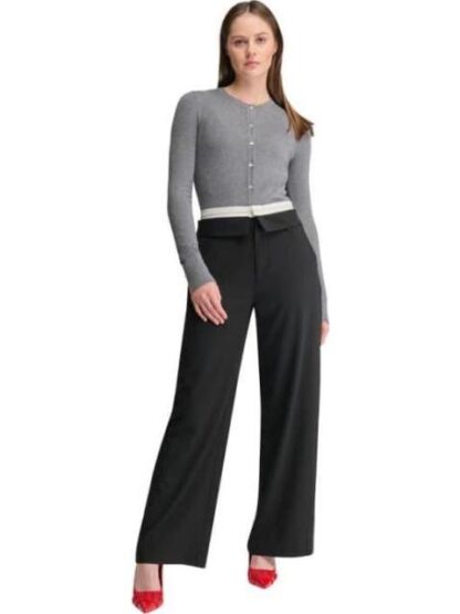 PANTALON ANCHO NEGRO THALIA SODI