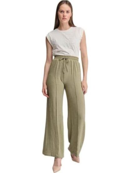 PANTALON ANCHO VERDE OLIVO HOLLY LAND