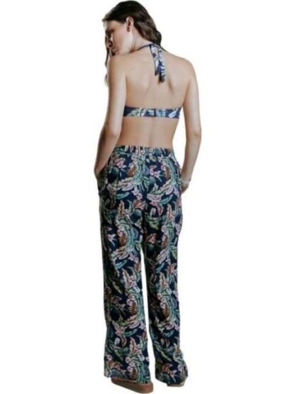 PANTALON PIERNA ANCHA AZUL MARINO PRIMARK - Image 2