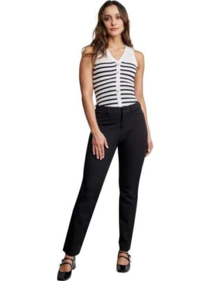 PANTALON CINTURA ALTA NEGRO HOLLY LAND - Image 2