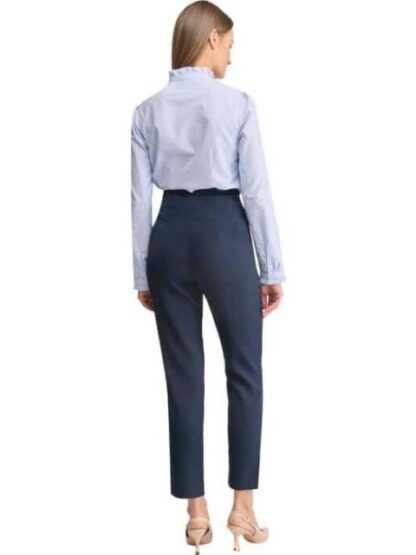 PANTALON CINTURA ALTA AZUL MARINO HOLLY LAND - Image 4