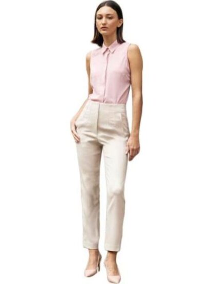 PANTALON CINTURA ALTA BEIGE HOLLY LAND