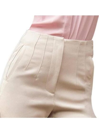 PANTALON CINTURA ALTA BEIGE HOLLY LAND - Image 5