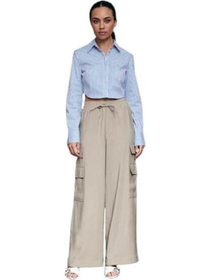 PANTALON CINTURA ALTA CAMEL HOLLY LAND
