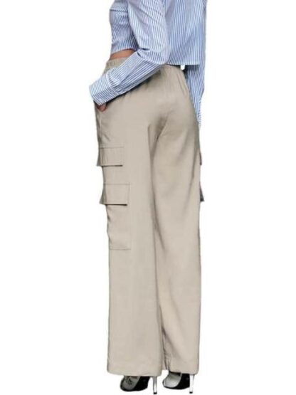 PANTALON CINTURA ALTA CAMEL HOLLY LAND - Image 4