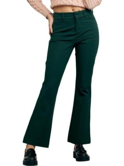 PANTALON CINTURA ALTA VERDE HOLLY LAND - Image 2