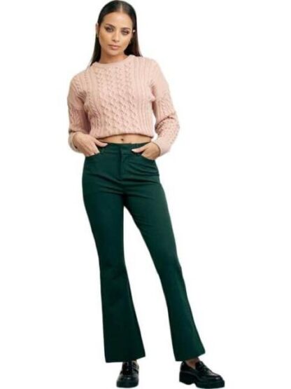 PANTALON CINTURA ALTA VERDE HOLLY LAND - Image 5