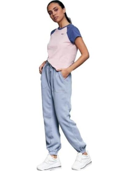 PANTALON CINTURA REGULAR AZUL TURQUESA HOLLY LAND - Image 2