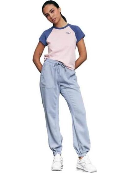 PANTALON CINTURA REGULAR AZUL TURQUESA HOLLY LAND - Image 3