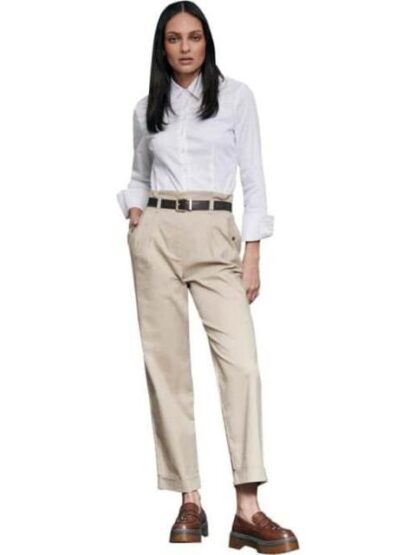 PANTALON CINTURA REGULAR BEIGE HOLLY LAND