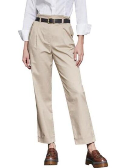 PANTALON CINTURA REGULAR BEIGE HOLLY LAND - Image 2
