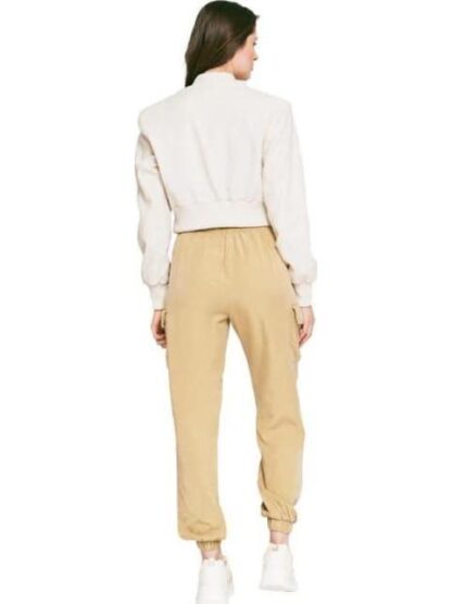 PANTALON CINTURA REGULAR CAMEL HOLLY LAND - Image 5