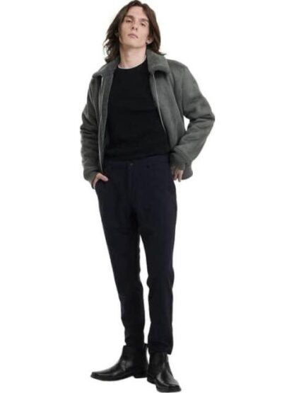 PANTALON CINTURA REGULAR CORTE SKINNY AZUL MARINO D.E.E.P SELECTION - Image 5