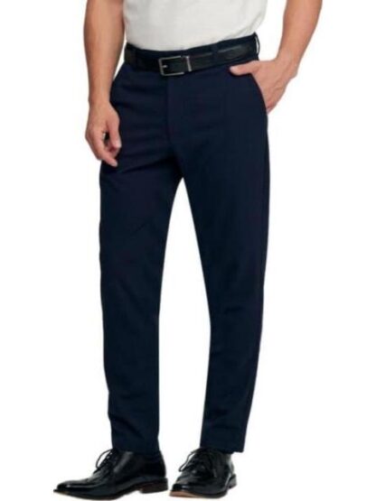 PANTALON CINTURA REGULAR CORTE SKINNY AZUL MARINO D.E.E.P SELECTION - Image 3