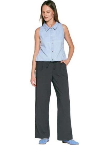 PANTALON CINTURA REGULAR GRIS HOLLY LAND - Image 3