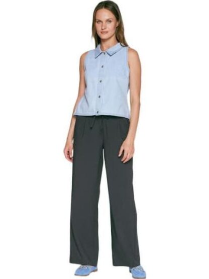PANTALON CINTURA REGULAR GRIS HOLLY LAND - Image 6