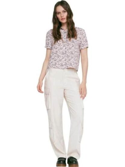 PANTALON CINTURA REGULAR MARFIL HOLLY LAND - Image 4