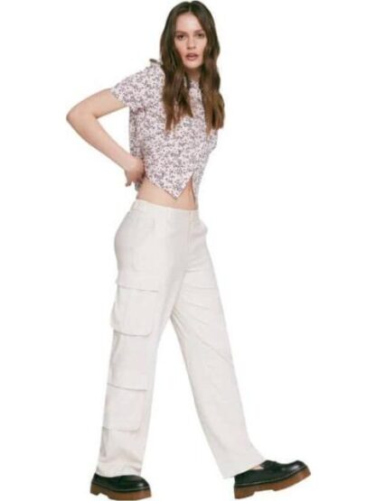 PANTALON CINTURA REGULAR MARFIL HOLLY LAND - Image 5