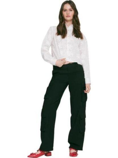 PANTALON CINTURA REGULAR NEGRO HOLLY LAND - Image 2