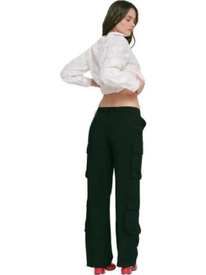 PANTALON CINTURA REGULAR NEGRO HOLLY LAND - Image 4