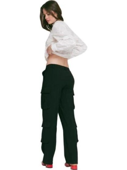 PANTALON CINTURA REGULAR NEGRO HOLLY LAND - Image 5